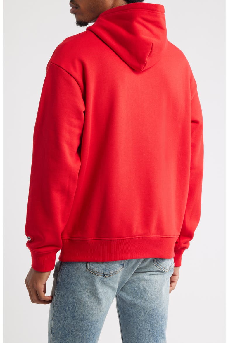 Coneman Cotton Graphic Hoodie, Alternate, color, GOJI BERRY
