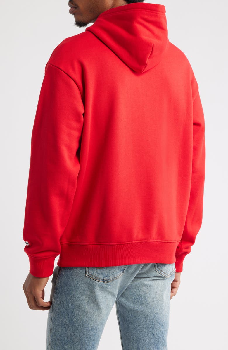 ICECREAM Coneman Cotton Graphic Hoodie, Alternate, color, Goji Berry