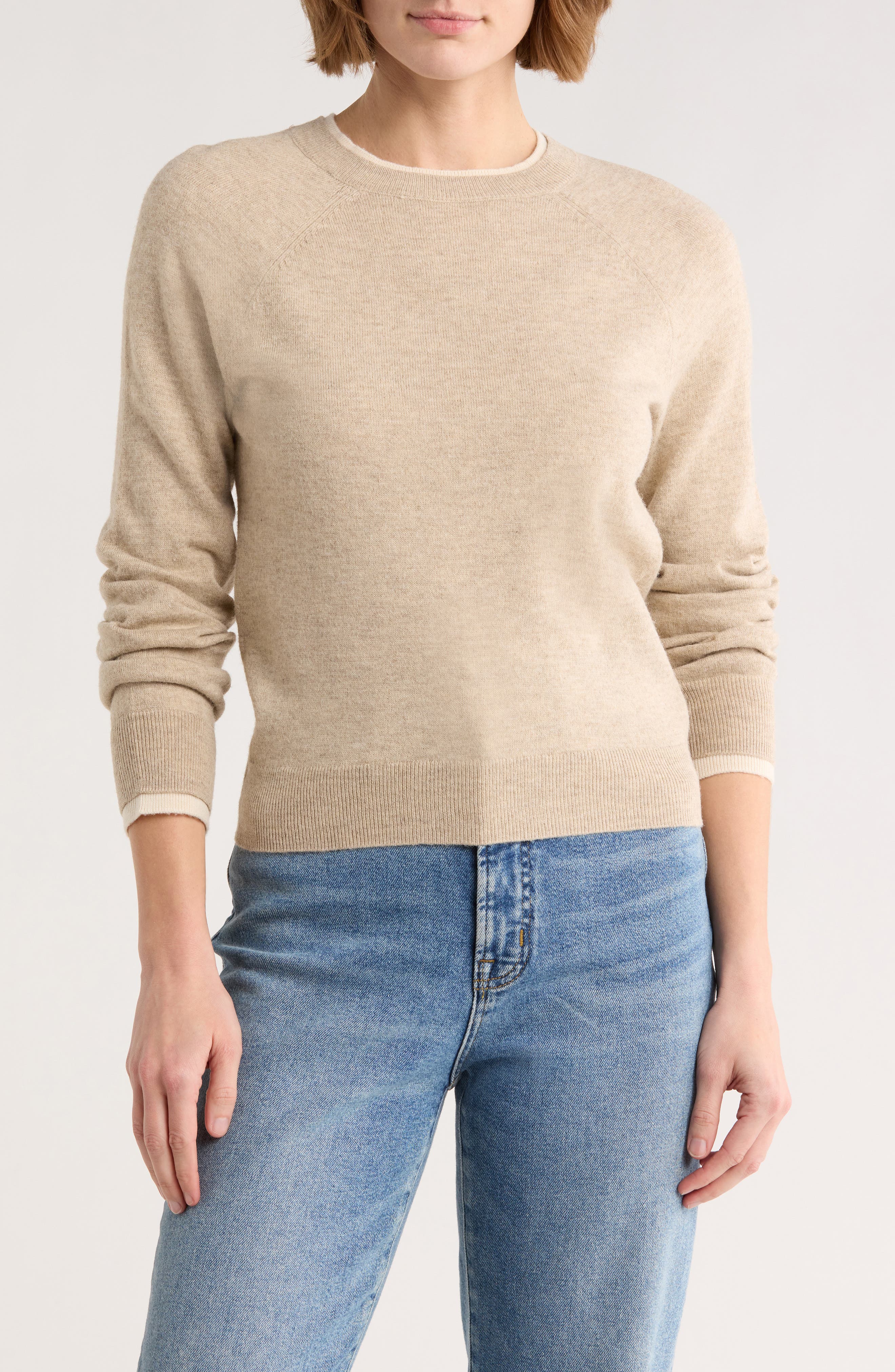 VERO MODA Wonderful Faux Layered Sweater
