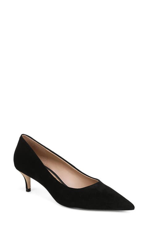 Summer Pointed Toe Kitten Heel Pump