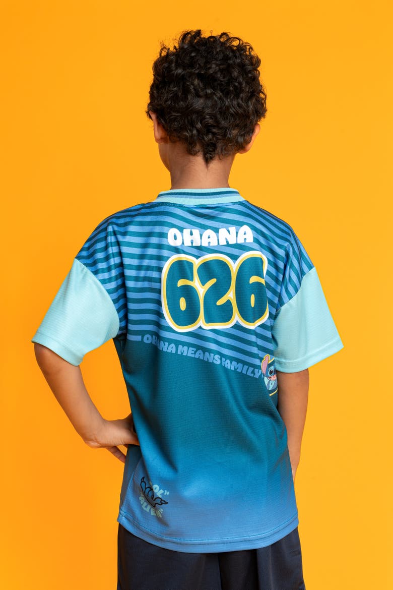 Lilo & Stitch Athletic T-Shirt, Alternate, color, Stitch Blue Gradient