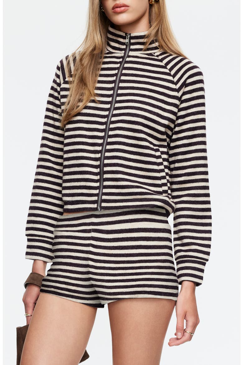 Bloom Knit Jacket, Alternate, color, BEIGE CHOCOLATE