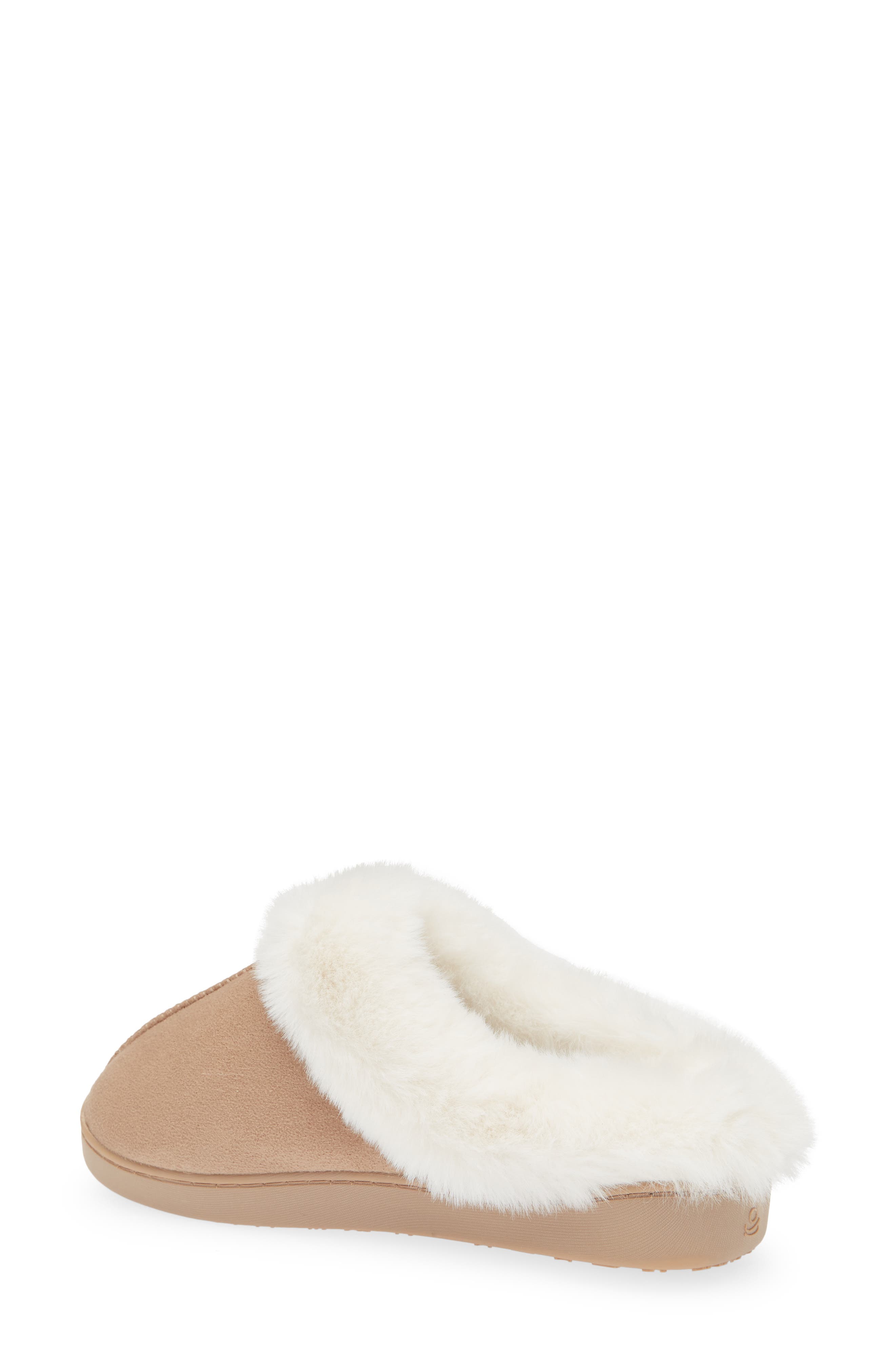 Microsuede Scuff Slipper, Alternate, color, AMPHORA