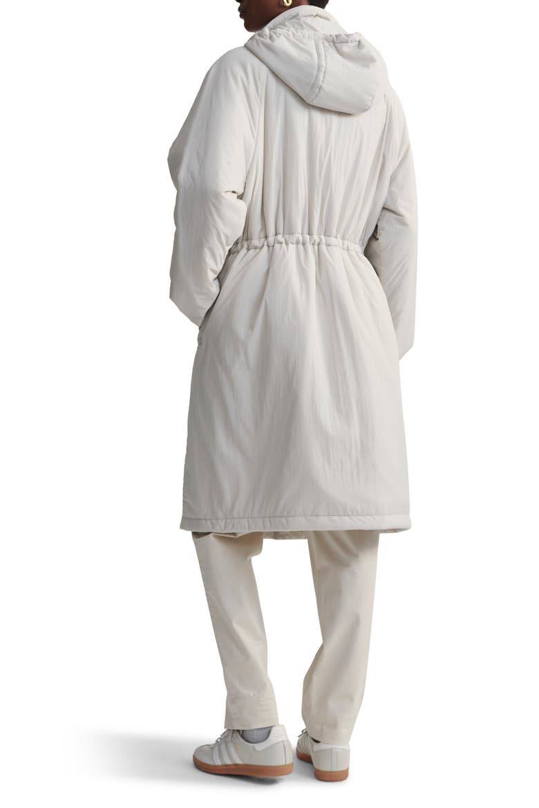 Elle Water Resistant Hooded Insulated Coat, Alternate, color, RAINY DAY