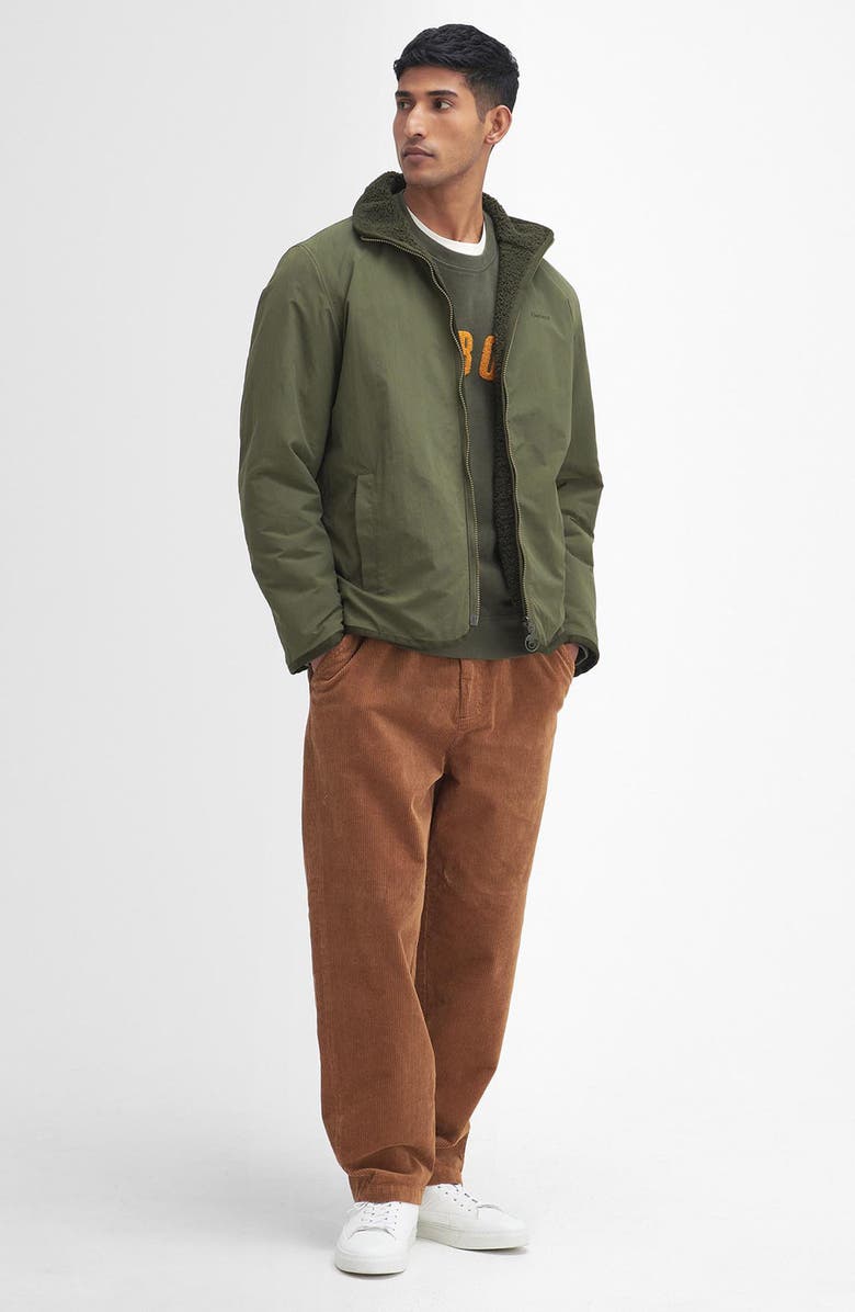 Barbour Reversible Fleece Jacket, Alternate, color, 