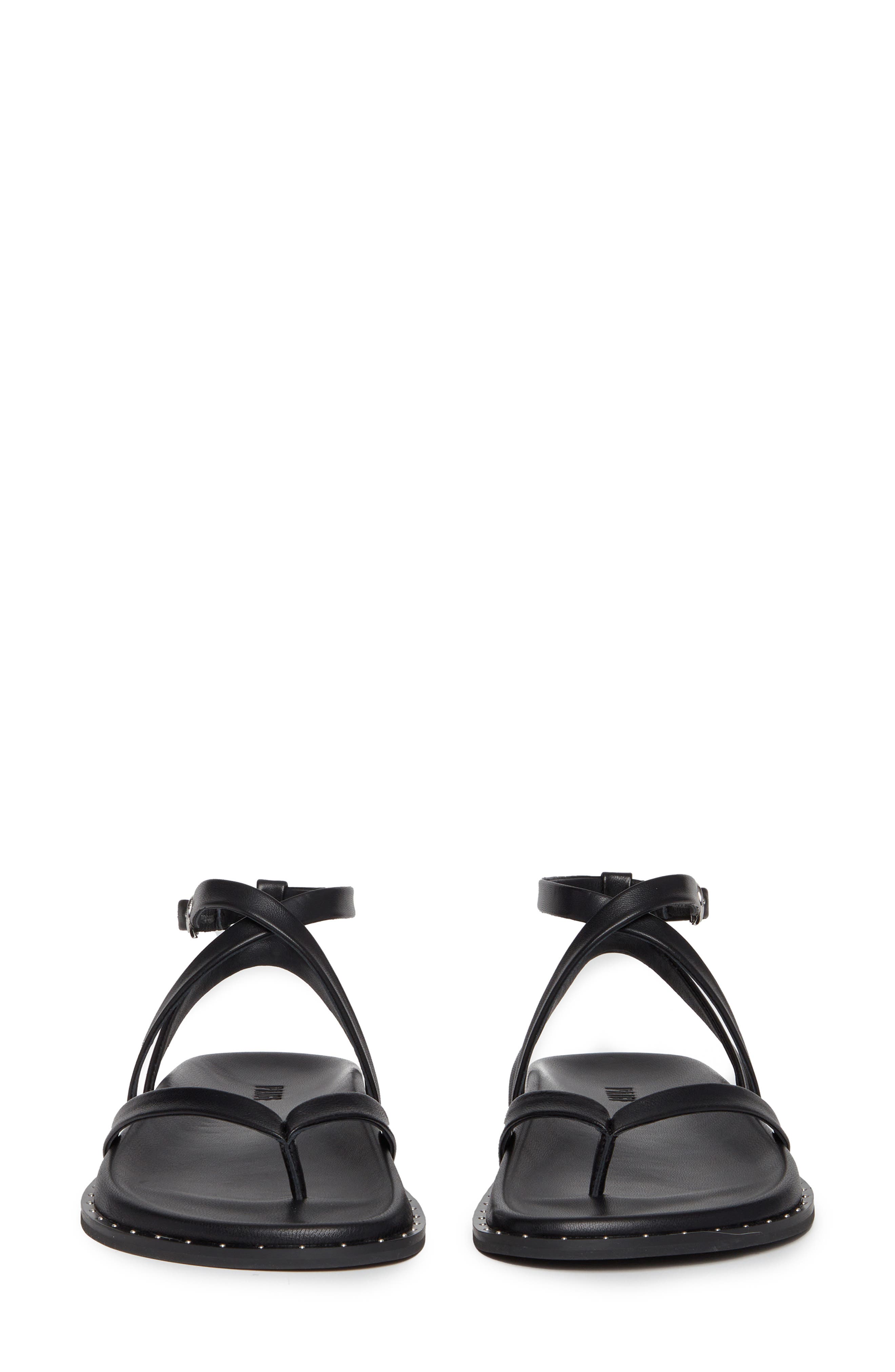 PAIGE Zana Strappy Sandal, Alternate, color, Black