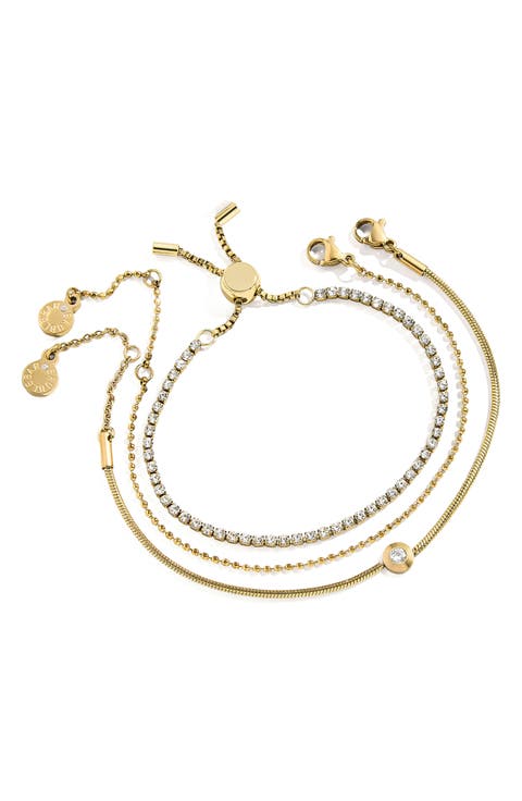 Catherine Set of 3 Water Resistant Bracelets