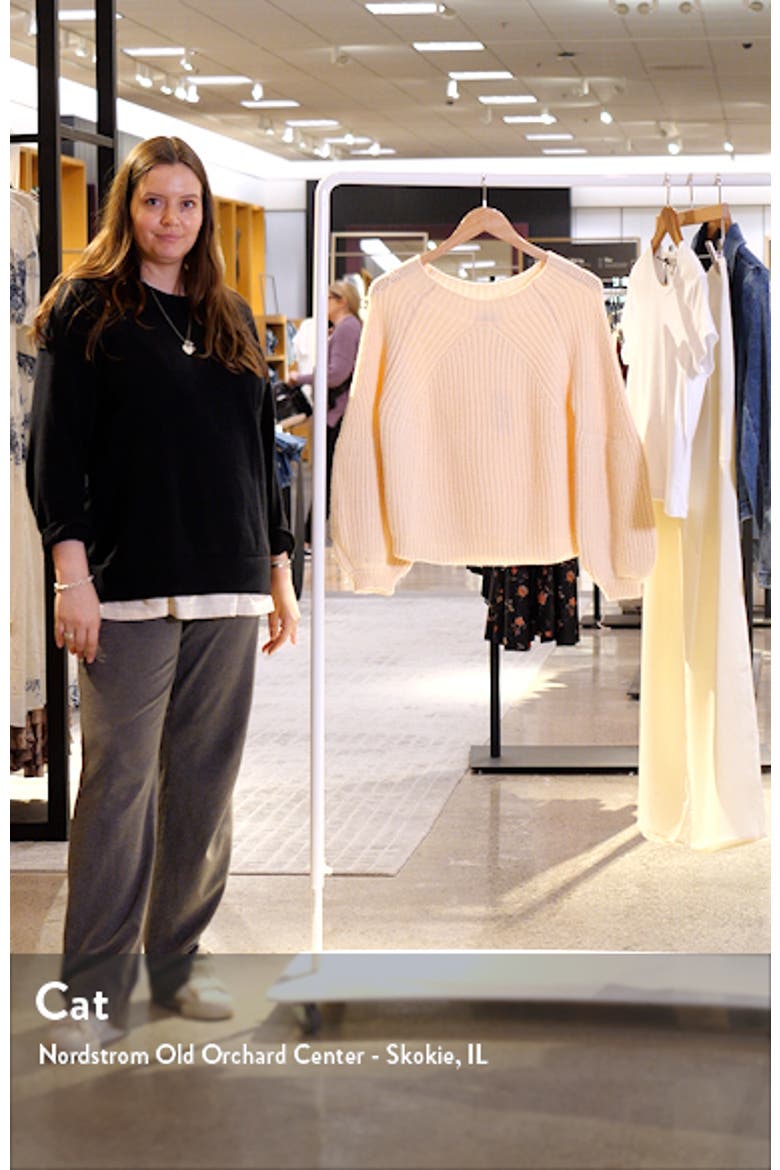 London Blouson Sleeve Sweater video