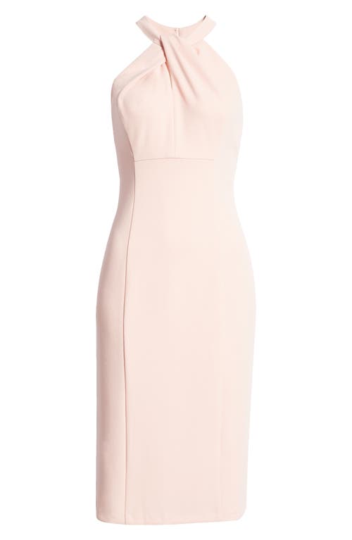 Julia Jordan Twist Neck Sheath Dress