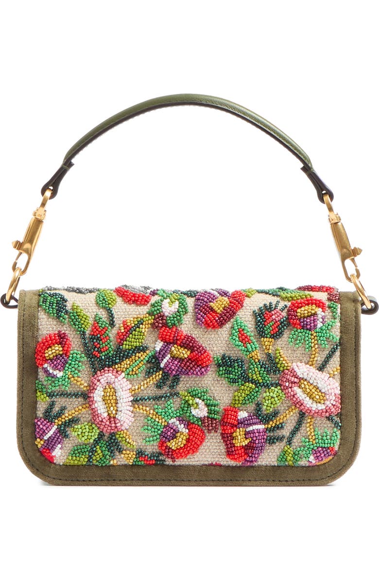 Valentino Garavani Small Locò VLOGO Crystal Embellished Shoulder Bag, Alternate, color, Multi