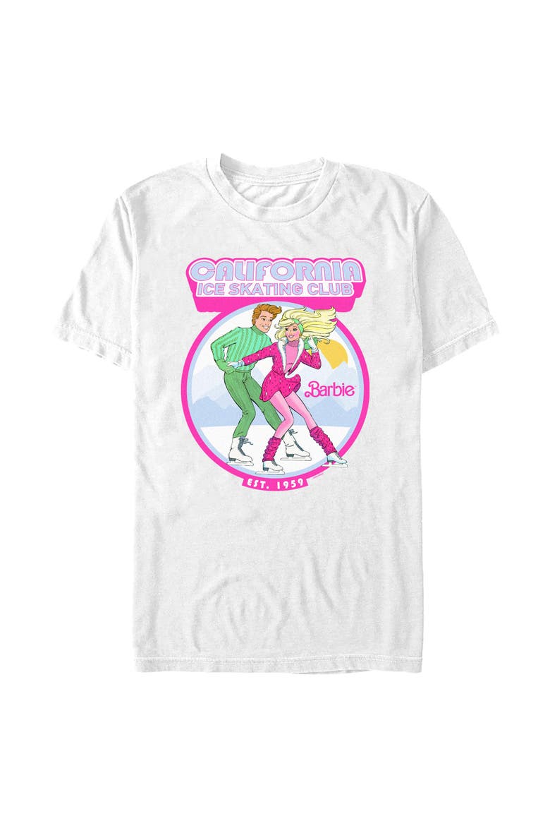 Men's California Ice Skating Club T-Shirt, Main, color, White