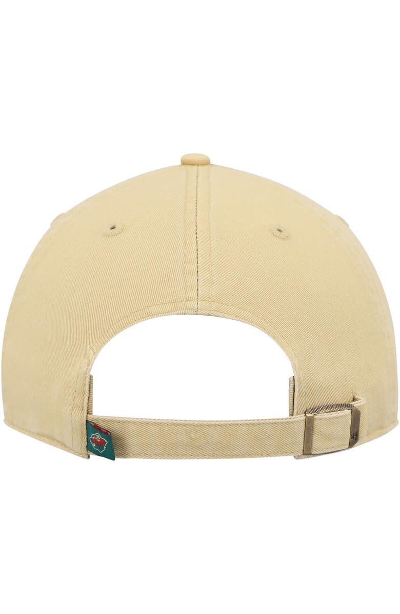 '47 Men's '47 Gold Minnesota Wild Clean Up Adjustable Hat, Alternate, color, 