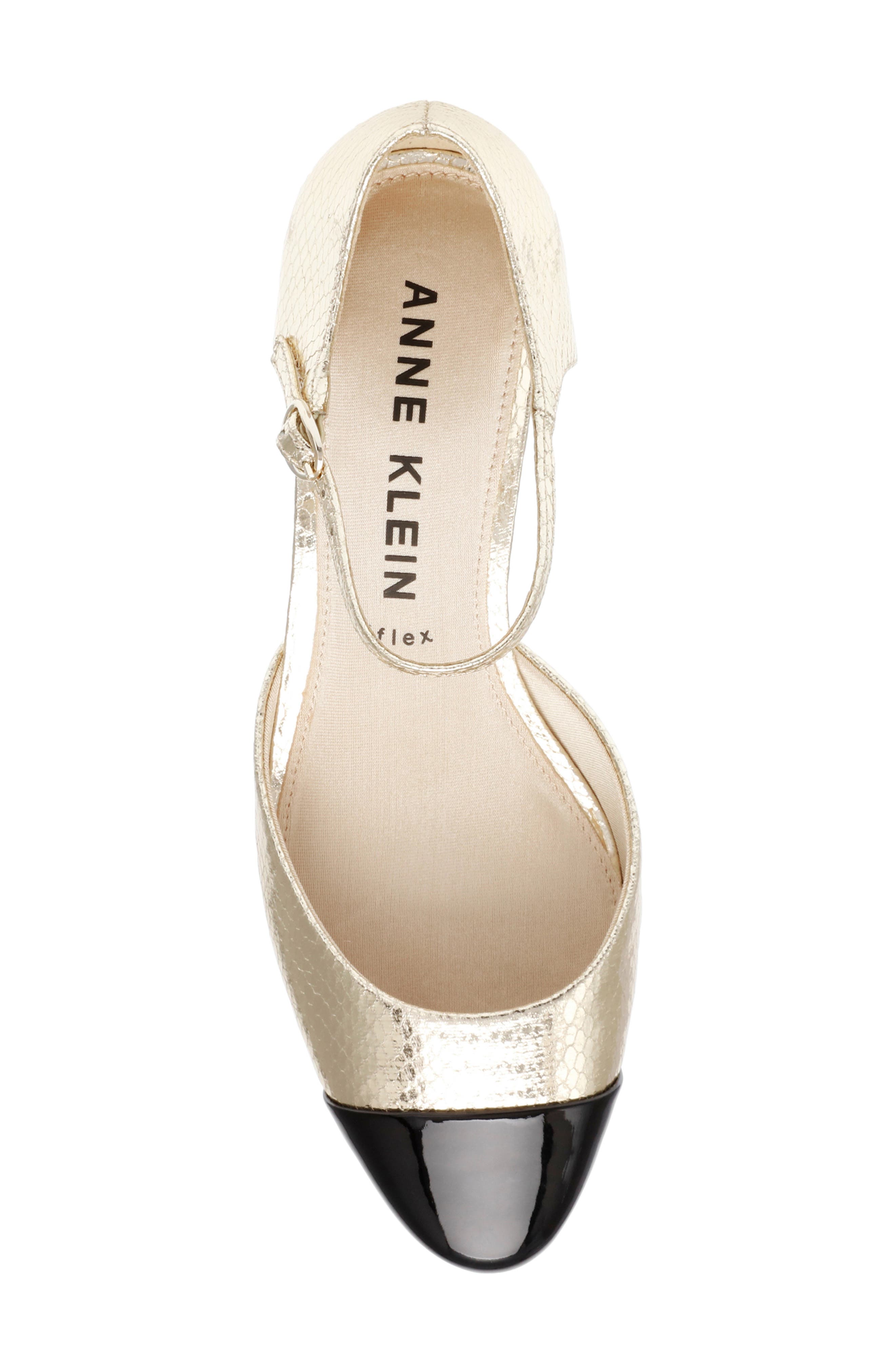 Anne Klein Pizetta Pump, Alternate, color, Light Gold