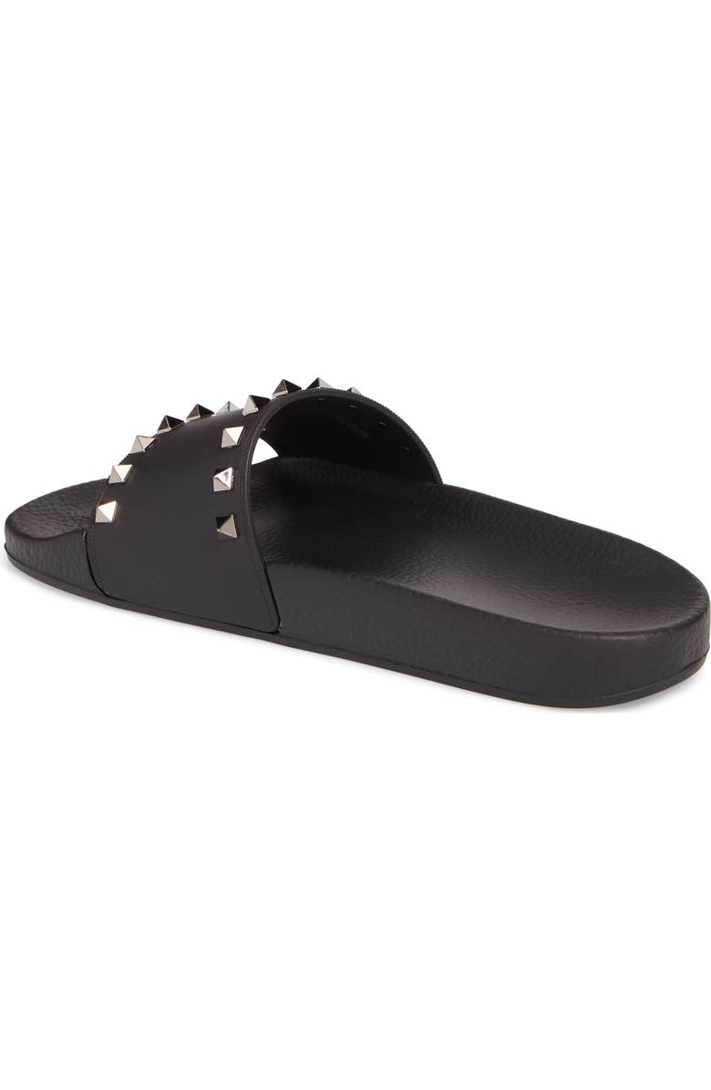Valentino Garavani Rockstud Slide Sandal, Alternate, color,
