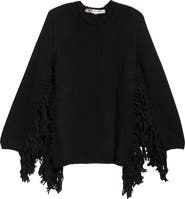 Comme des Garçons Roving Fringe Wool Jersey Sweater