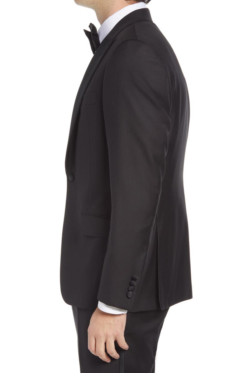 Heritage Gold Infinity Classic Fit Peak Lapel Wool Tuxedo, Alternate, color, 