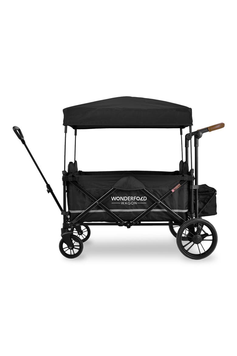 Wagon Push/Pull Quad Stroller Wagon - Black, Alternate, color, BLACK