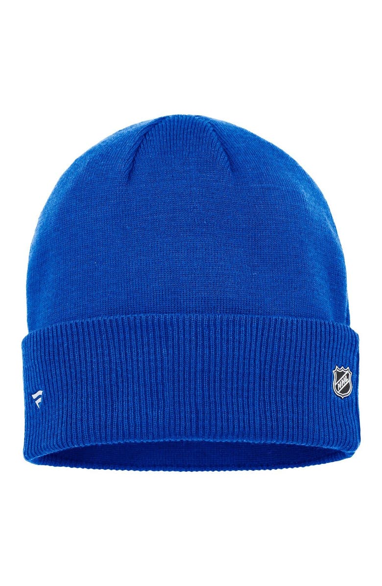 FANATICS Men's Fanatics Branded Royal Buffalo Sabres Authentic Pro Road Cuffed Knit Hat, Alternate, color, 