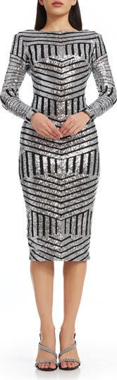 chinese dress ladies Emery Formal Wrap Sequin Dress main image 0