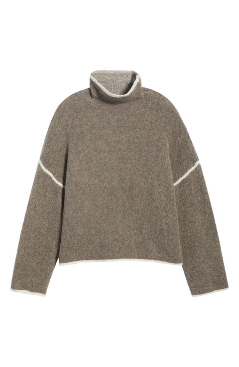 Brienne Relaxed Mock Neck Sweater