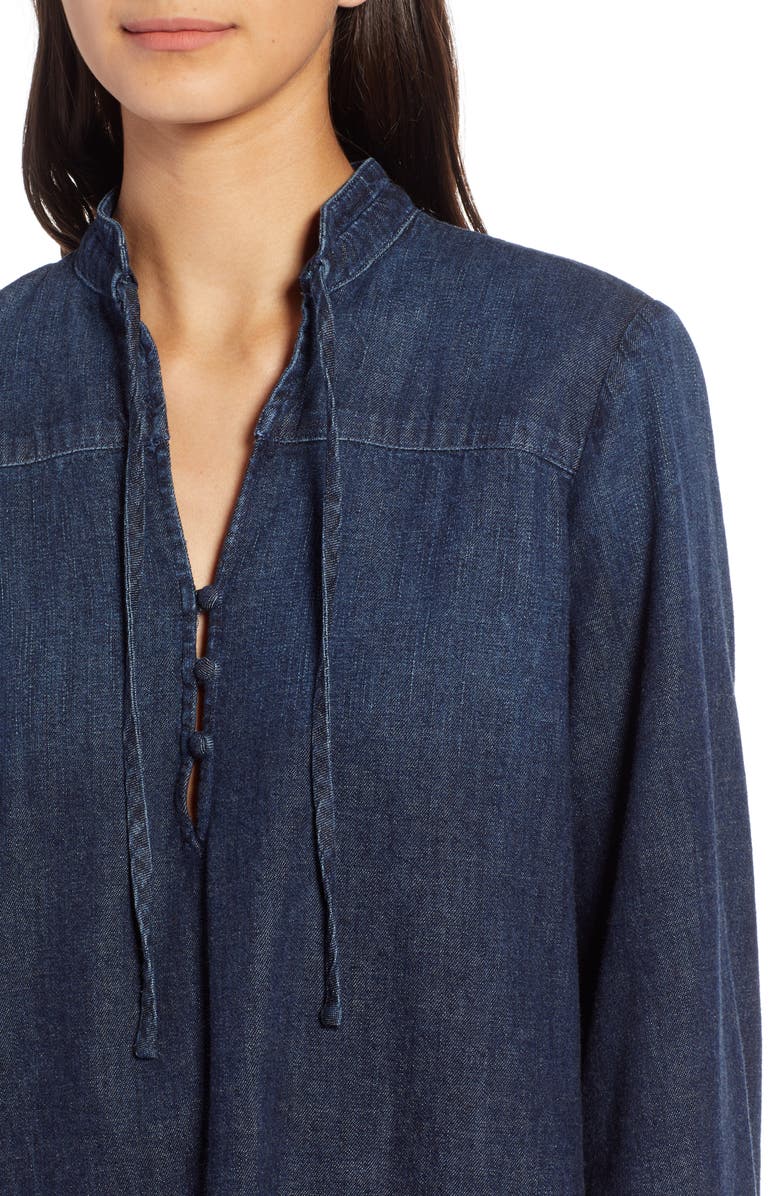 AG Fable Denim Shift Dress, Alternate, color, Finnian