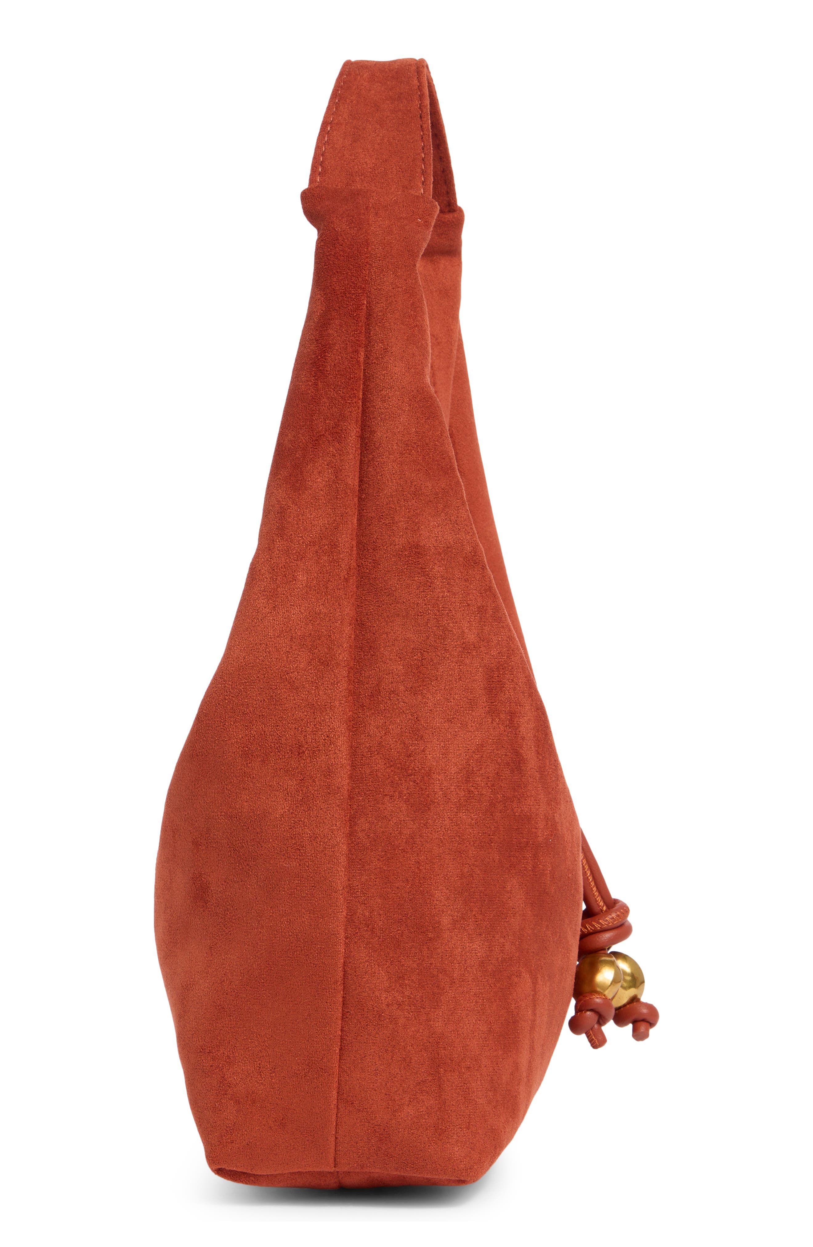 Browan Faux Suede Hobo Bag, Alternate, color, DARK EARTH FAUX SUEDE