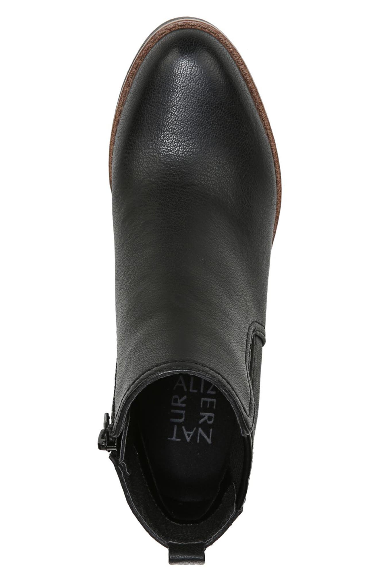 Naturalizer Madalyn Gore Boot, Alternate, color, Black