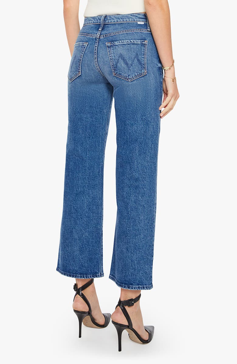 MOTHER The Maven Mid Rise Flood Jeans, Alternate, color, Thrill Seeker