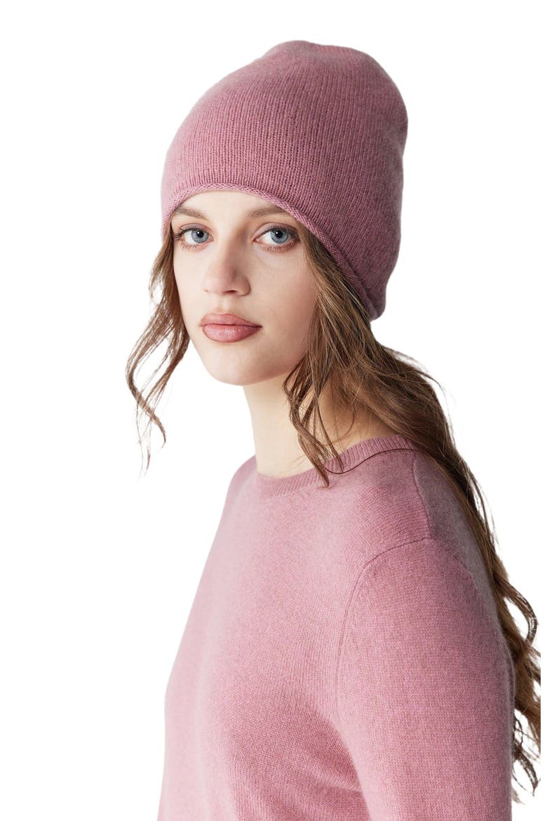 $99 Cashmere Hat & Sweater Set, Alternate, color, lilas