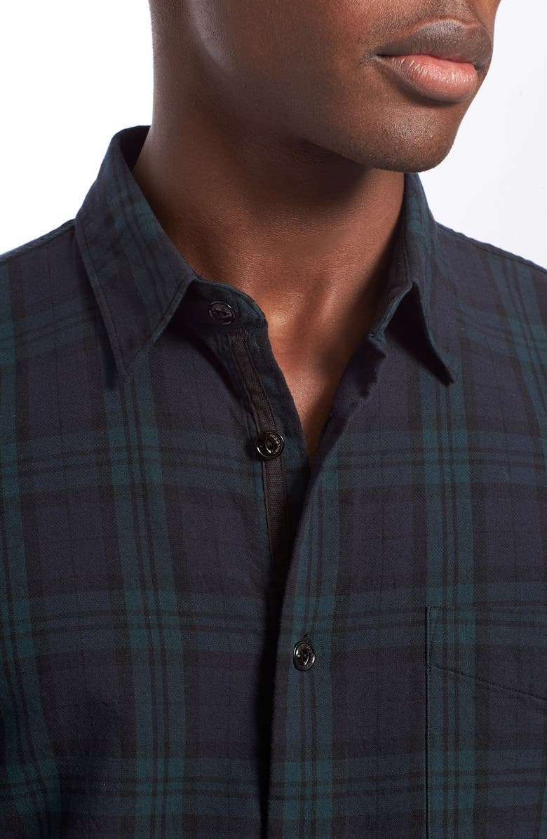 rag & bone 'Tartan Beach' Trim Fit Plaid Shirt, Alternate, color, 