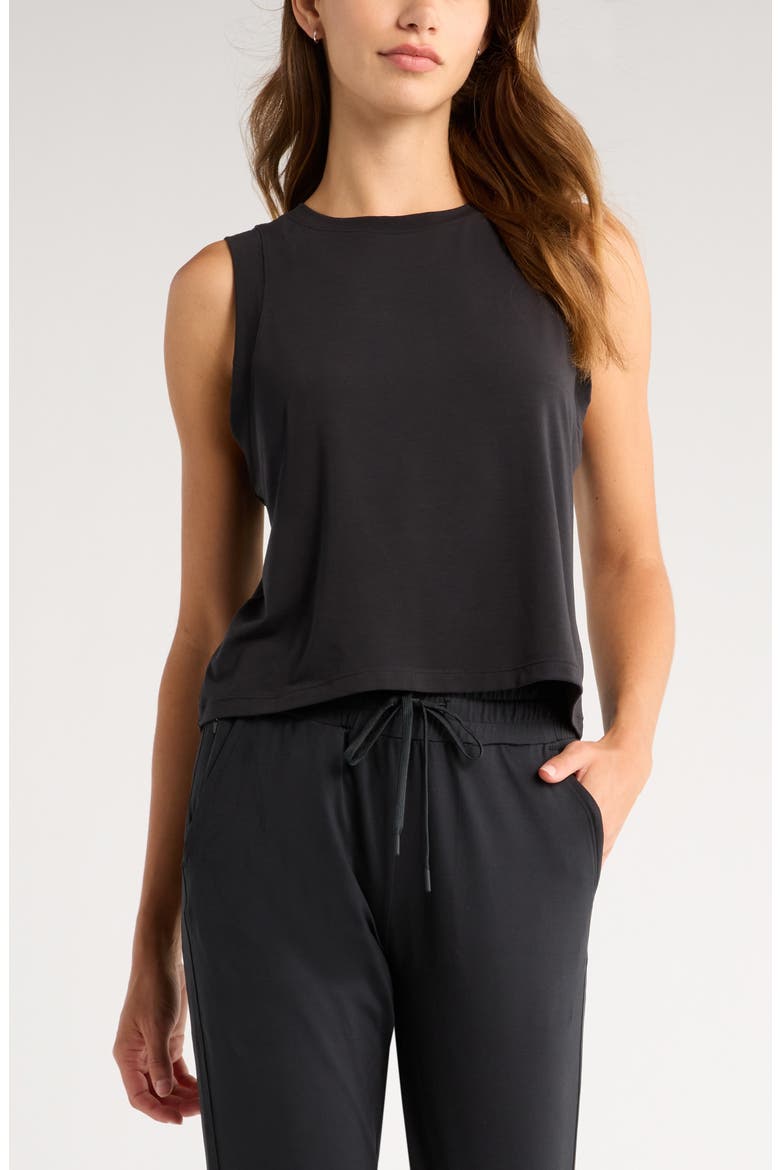Breathe Active Tank, Main, color, BLACK