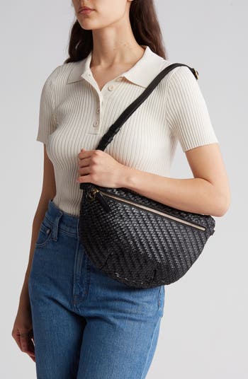 Grande Woven Leather Belt Bag