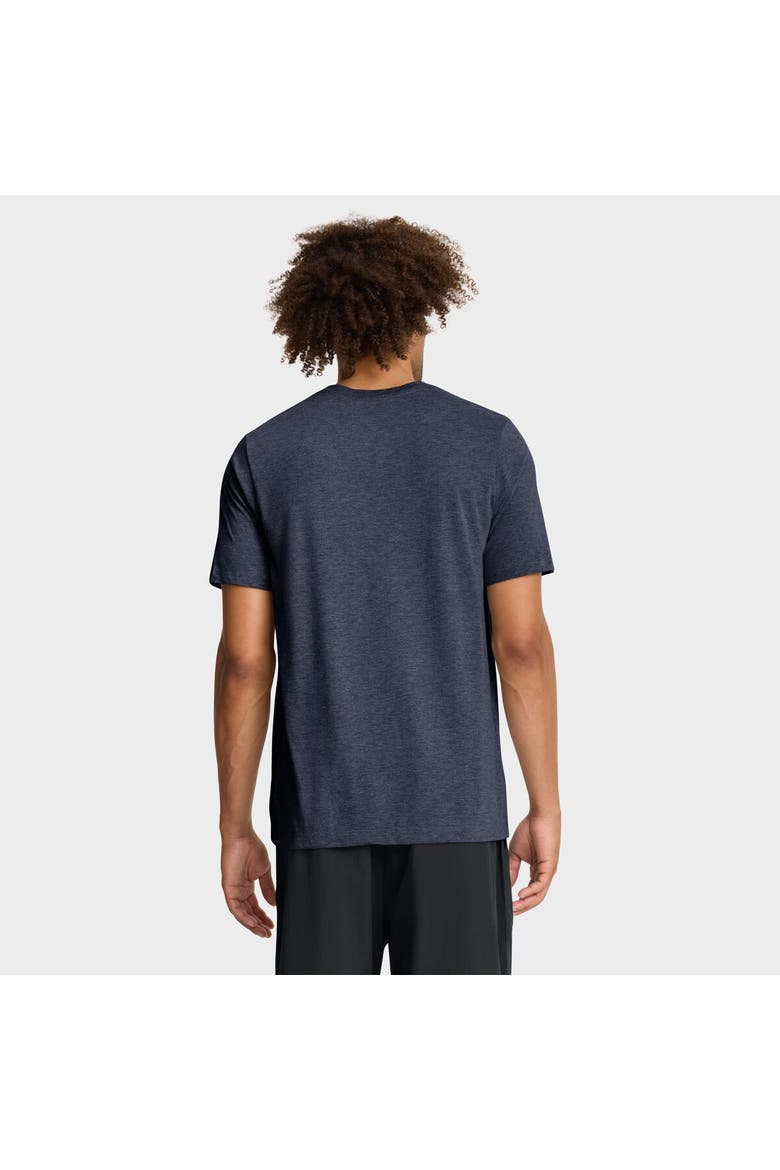 Men's Nike Heather Navy North Carolina Tar Heels Legacy Mantra Tri-Blend T-Shirt, Alternate, color, Heather Navy