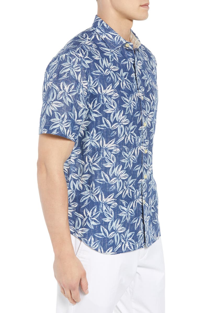Tommy Bahama Lino Flora Linen Blend Sport Shirt, Alternate, color,