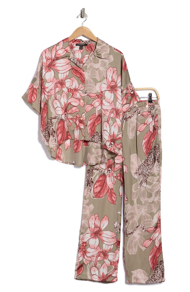 Midnight Bakery Emma Ziggy Two-Piece Pajamas, Alternate, color, Loden