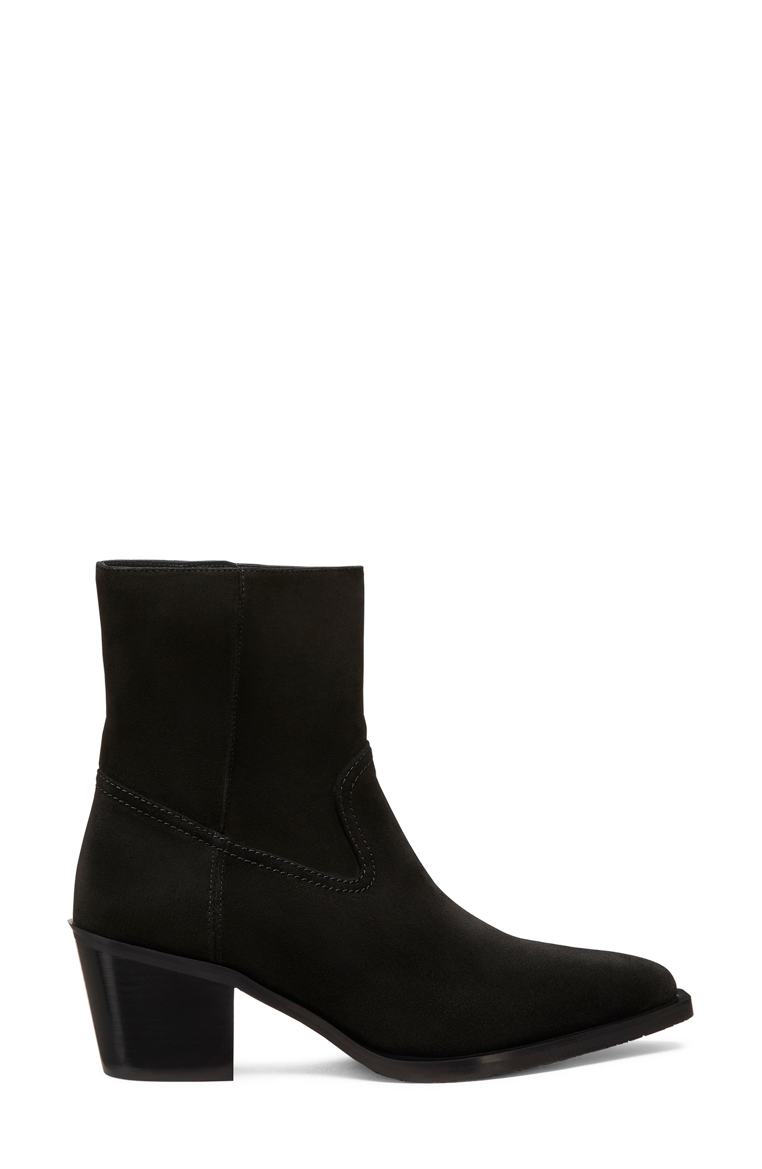 Tate Bootie, Alternate, color, BLACK SUEDE