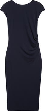 Emporio Armani Ruched Sheath Dress