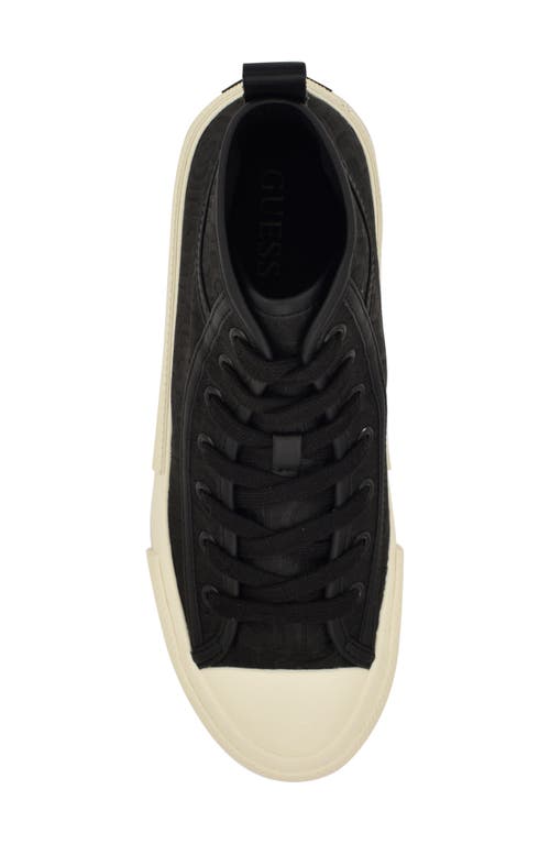 Guess Colyn High Top Sneaker In Black