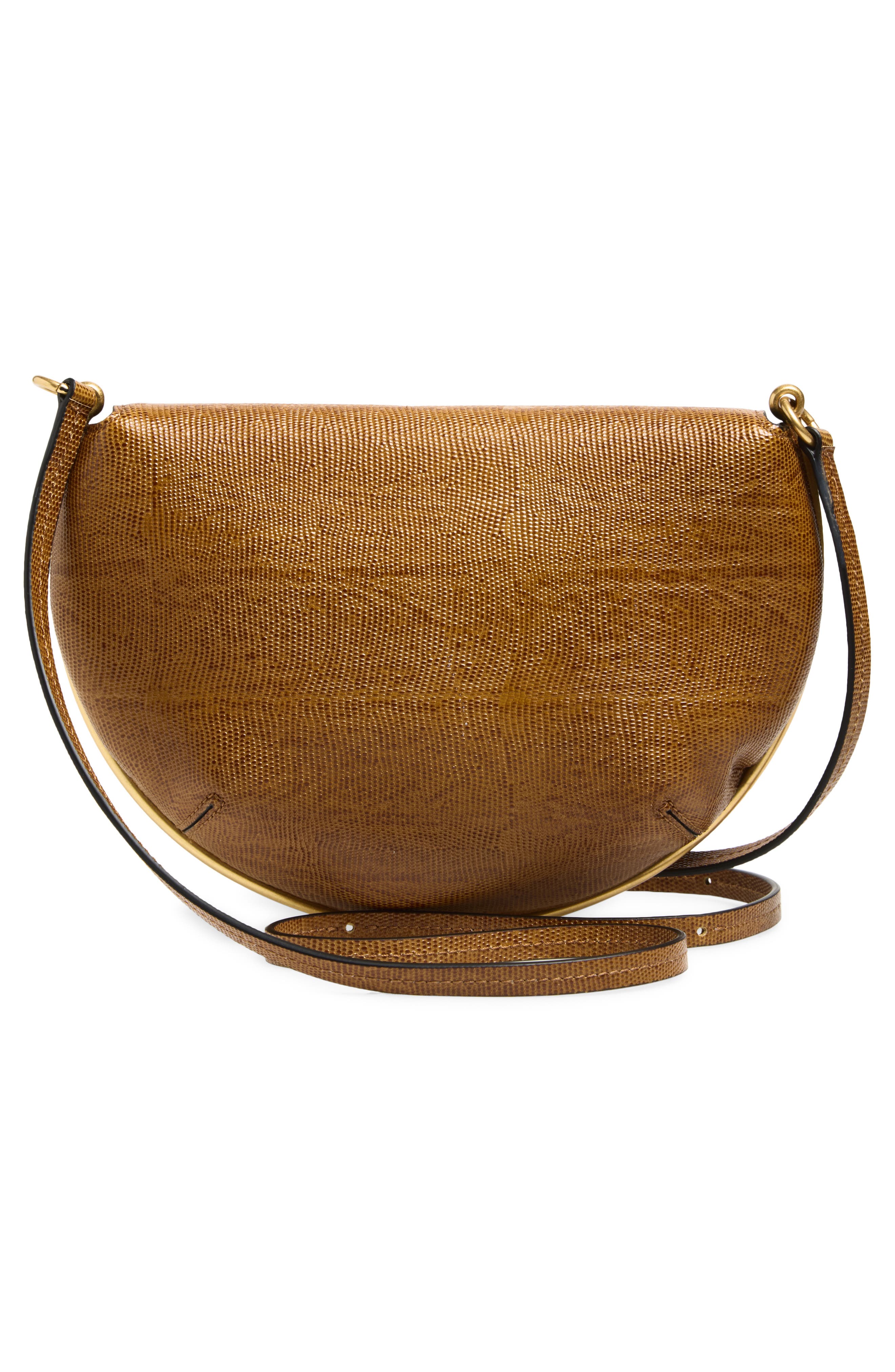 Wandler Mini Kate Lizard Embossed Leather Crossbody Bag, Alternate, color, Tabacco Lizzard 1776