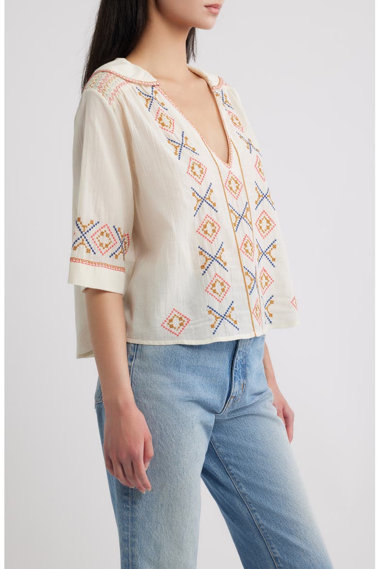 The Sailor Top, Alternate, color, CREAM