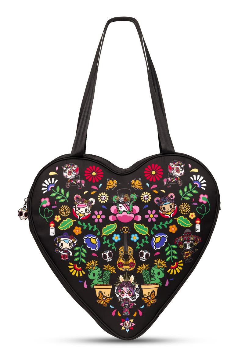 Heart Tote, Main, color, DIA DE LOS MUERTOS