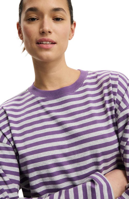 Cotton On Oversized Boxy Long Sleeve Tee In Multi