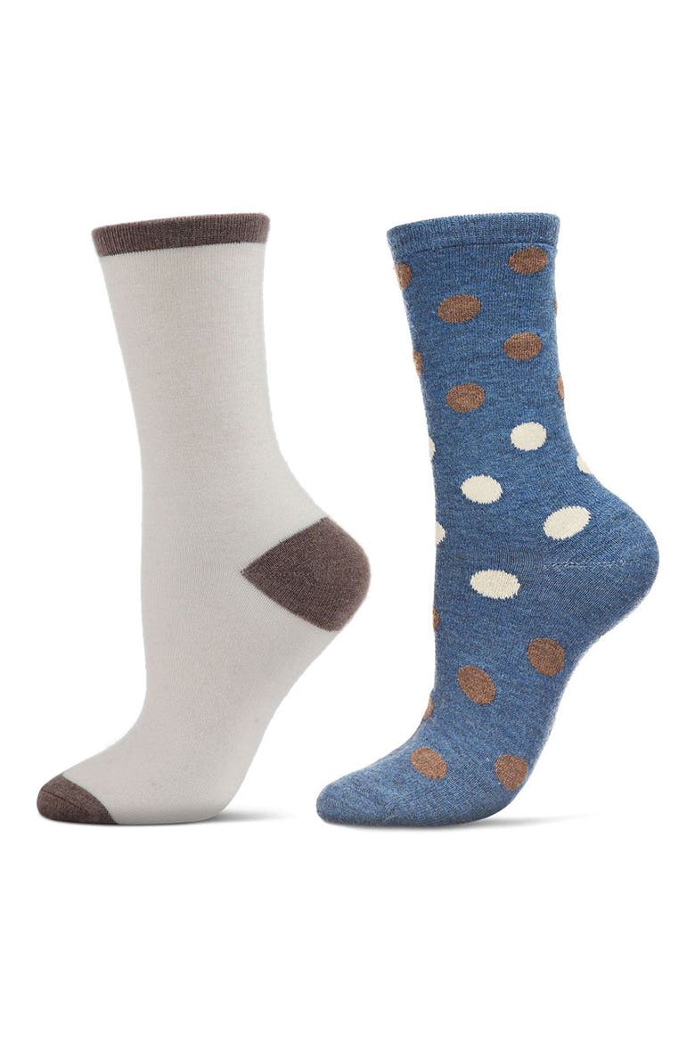 Assorted 2-Pack Crew Socks, Main, color, BLUE
