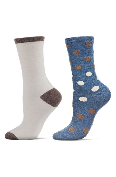 Assorted 2-Pack Crew Socks