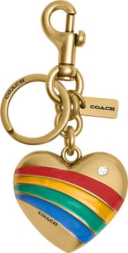 COACH Heart Bag Charm