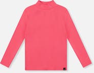 Deux par Deux Brushed Rib Long Sleeve Layering Top