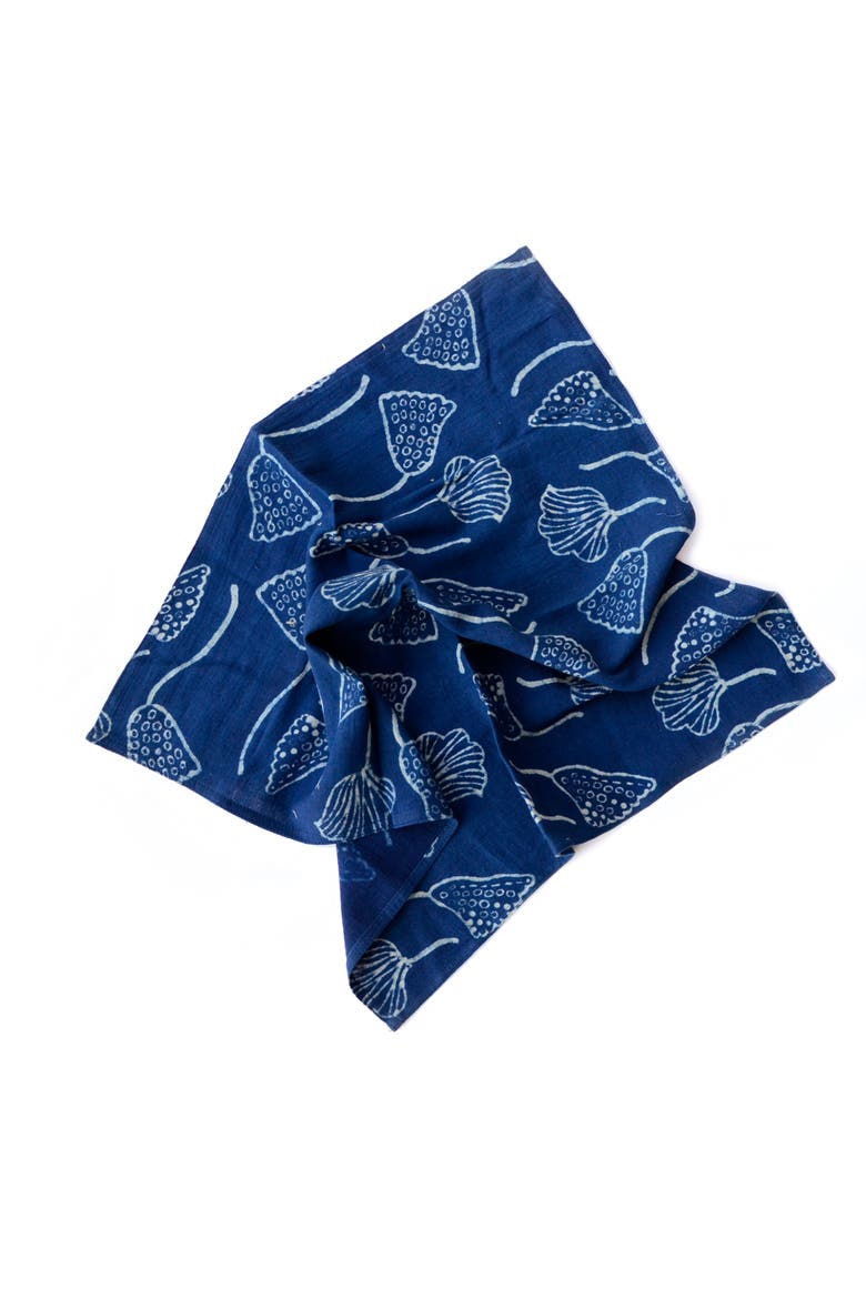 Sustainably Made Table Napkins, Alternate, color, Blue
