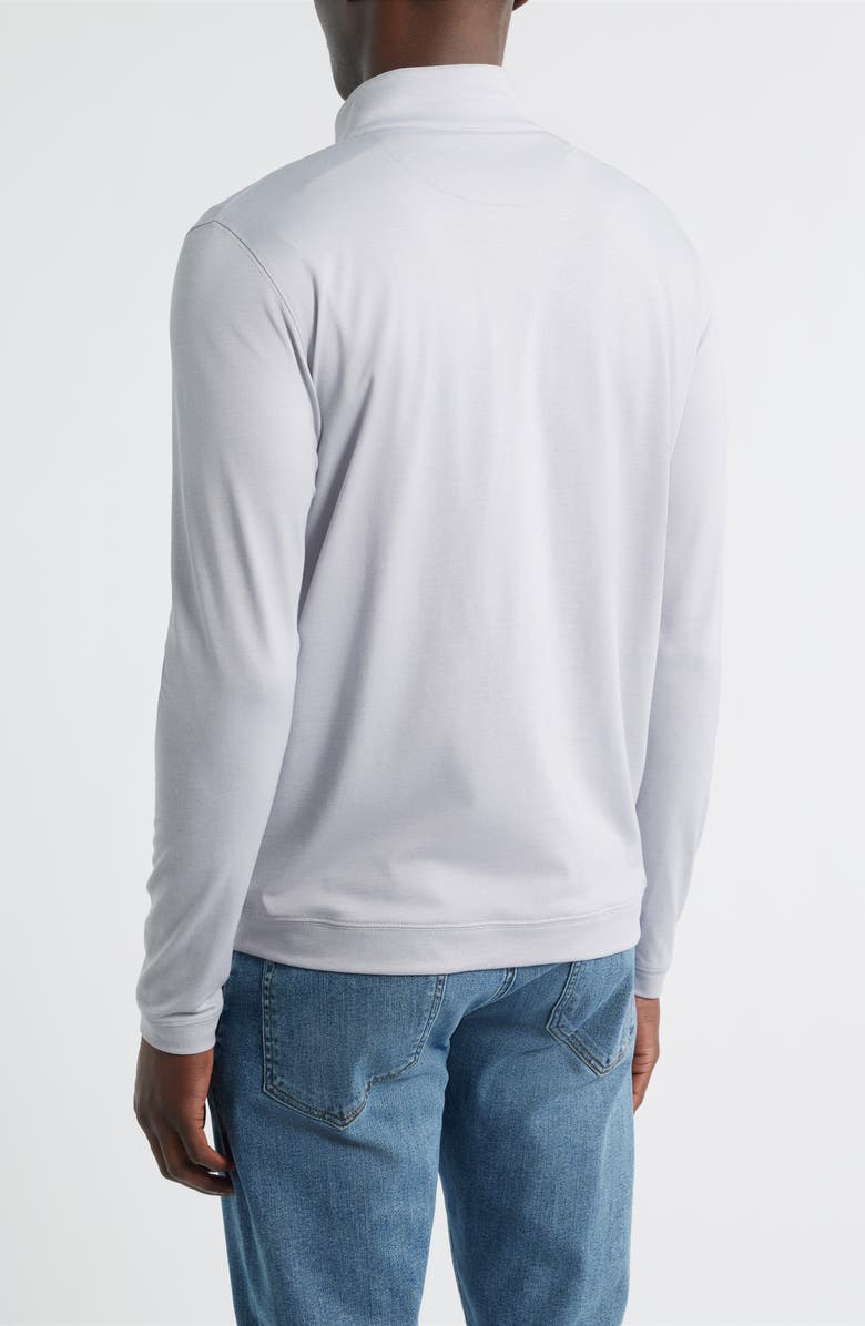 Peter Millar Crown Crafted Albatross Quarter Zip, Alternate, color, Gale Grey