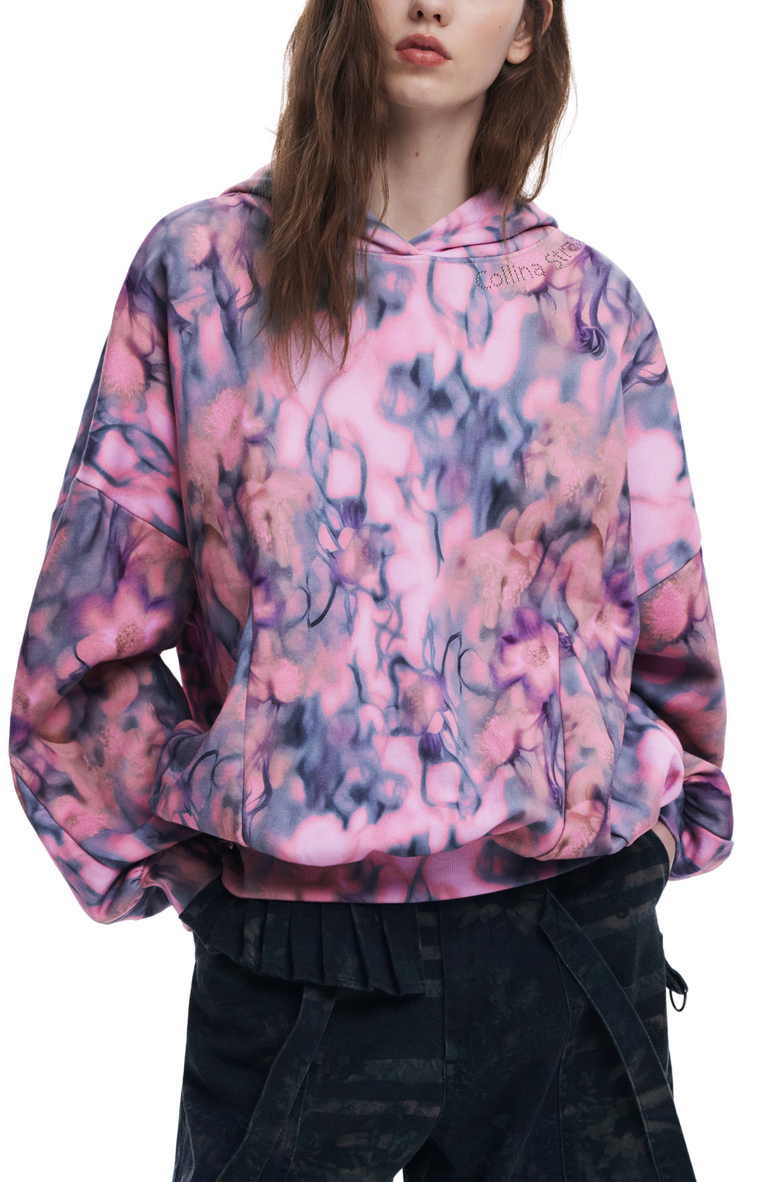 x Collina Strada Floral Hoodie (Women) | Nordstrom