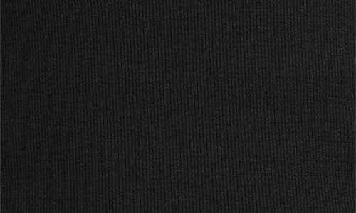 Madewell (re)generative Cotton Ribbed Scoopneck Tee In Black